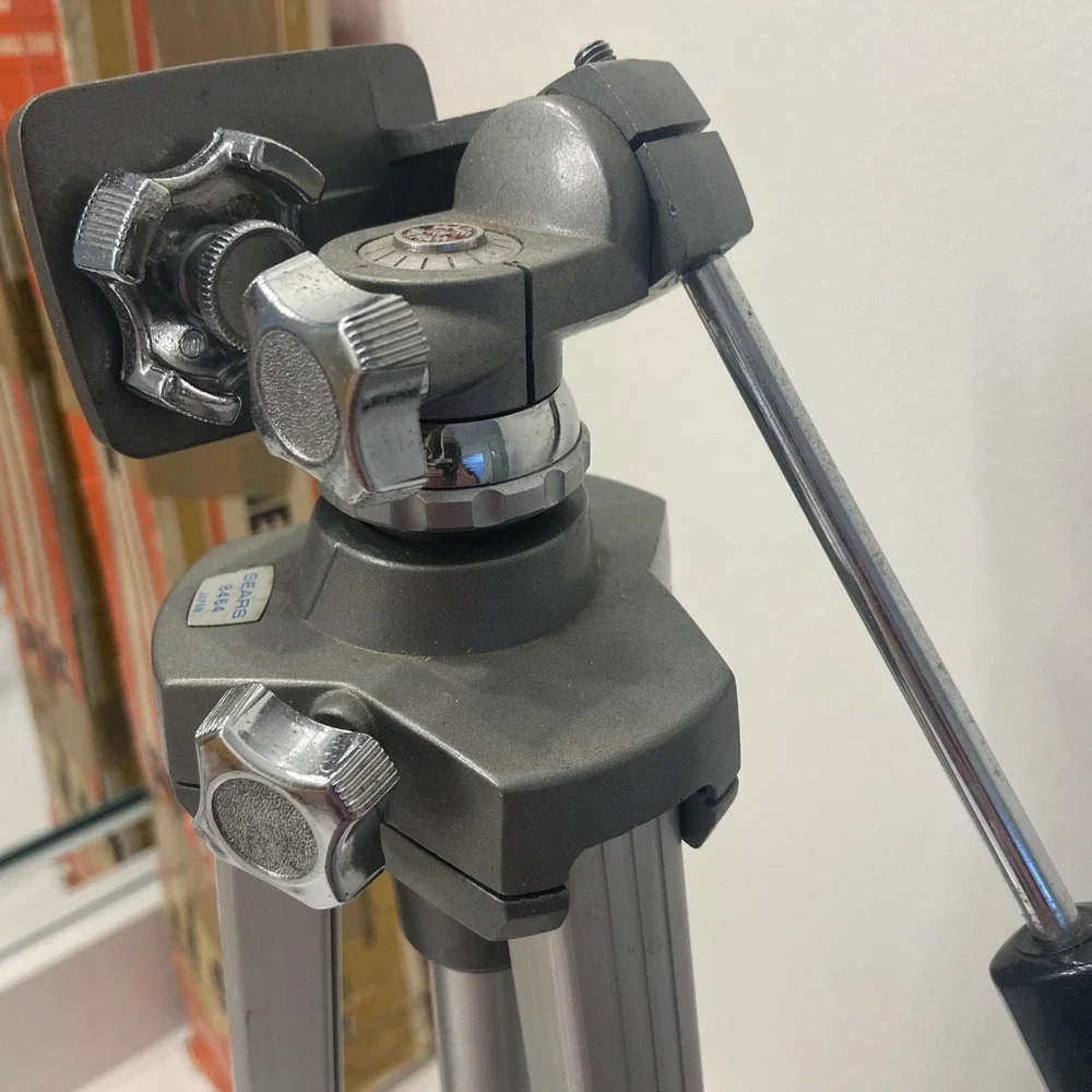 Sears Roebuck 8464 Tripod Aluminium Heavy-Duty Channel‎ Leg Solid Extends 57
